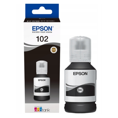 Tusz Oryginalny Epson 102 (C13T03R140) (Czarny)