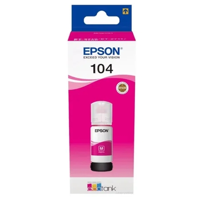 Tusz Oryginalny Epson 104 (C13T00P340) (Purpurowy)